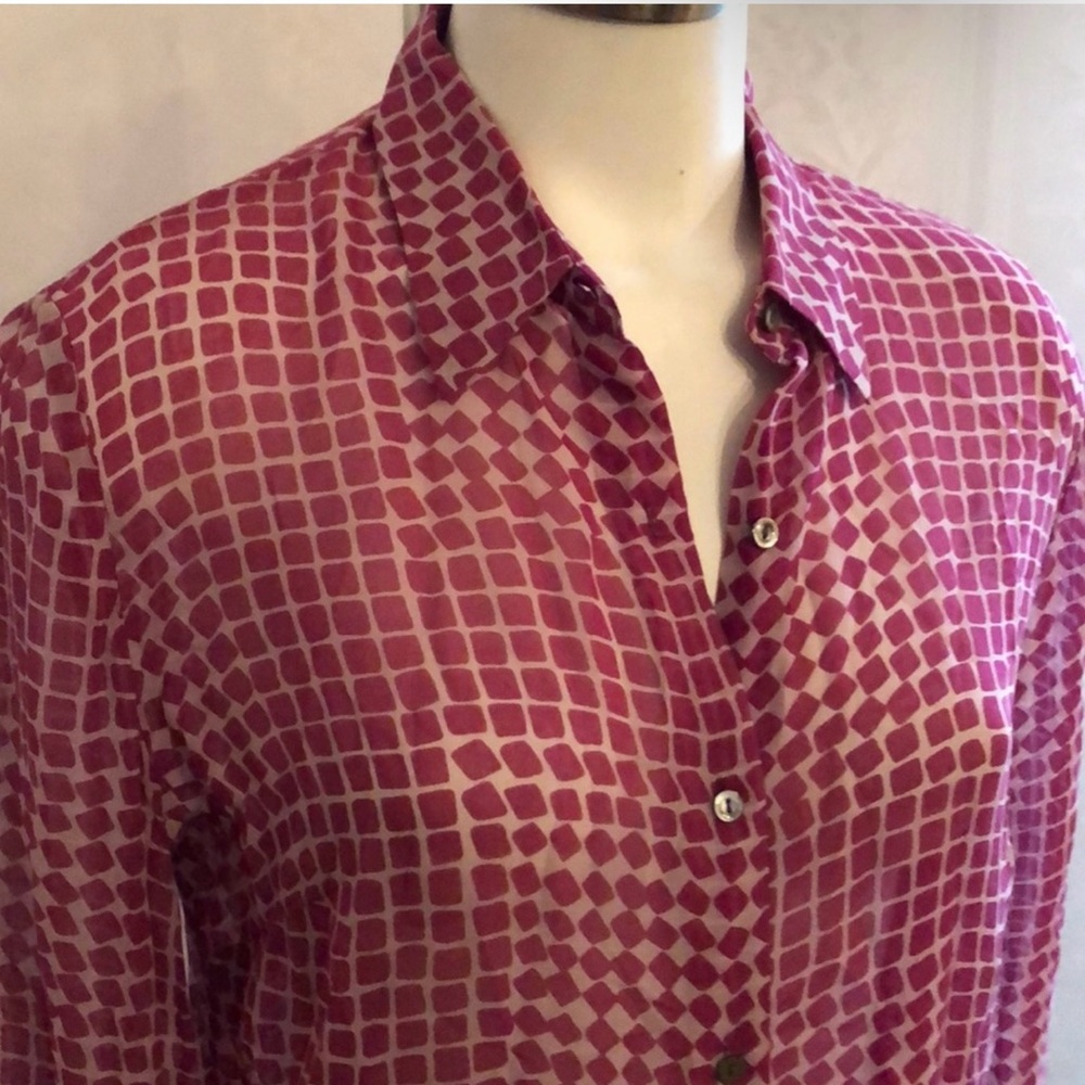 The Limited button down silk shirt